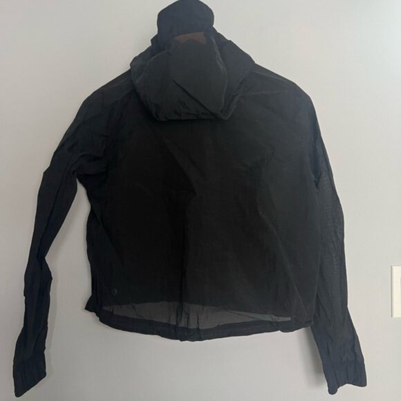 Lululemon Clear Intention Rain Jacket Black Size 6 - Picture 2 of 6